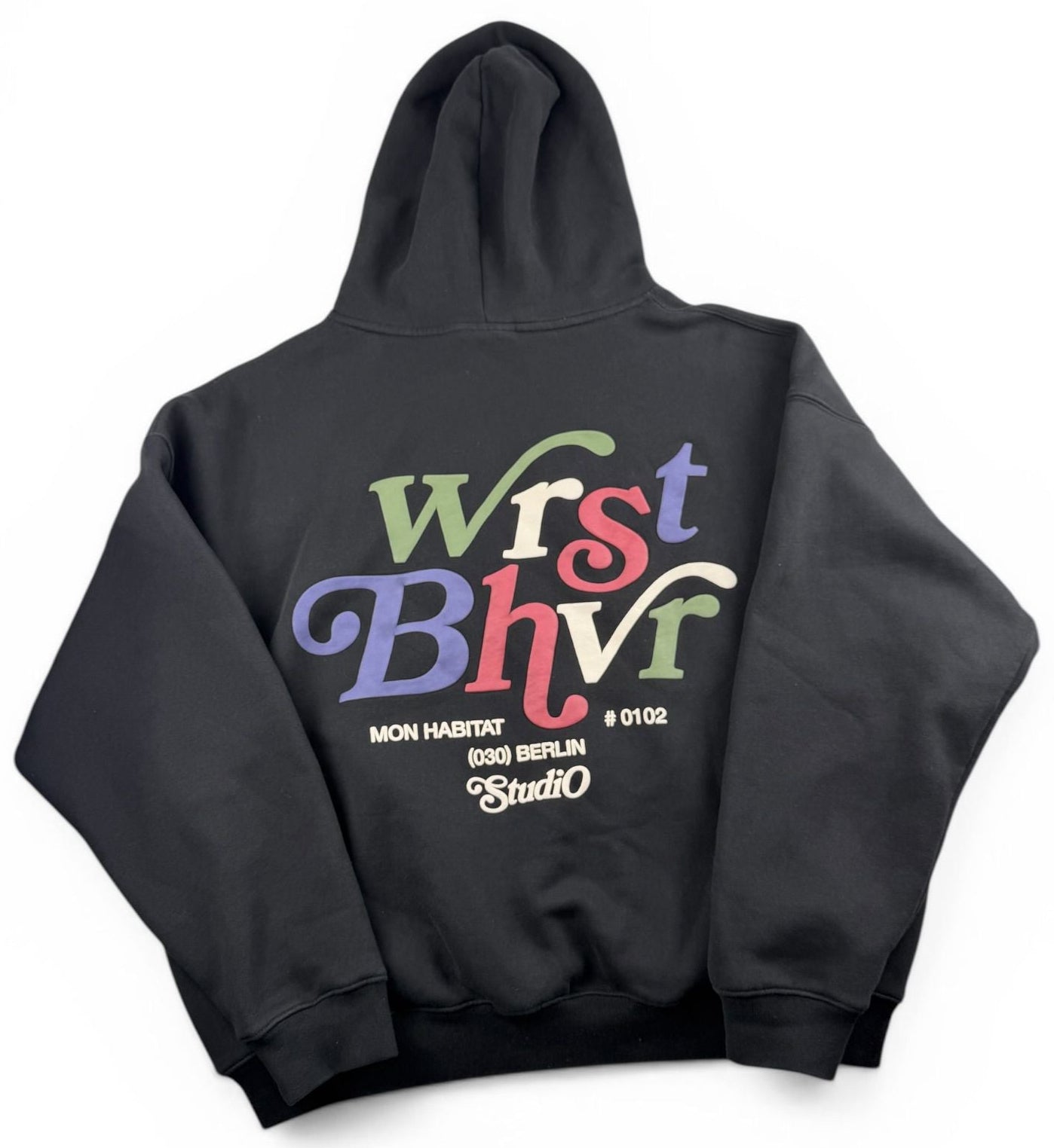 WRSTBHVR Mon Habitat Hoodie Schwarz
