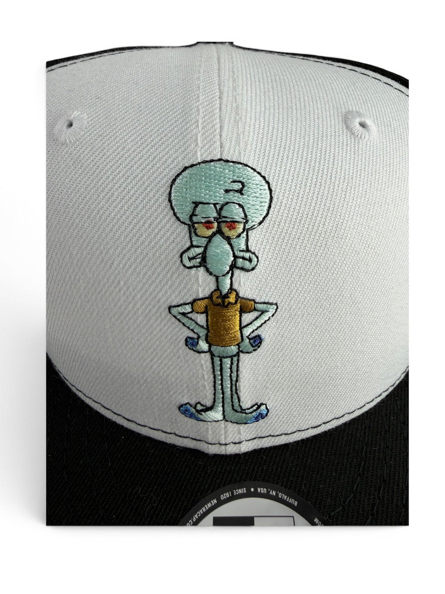 New Era 9FIFTY Snapback Cap Squidward Schwarz/Weiß