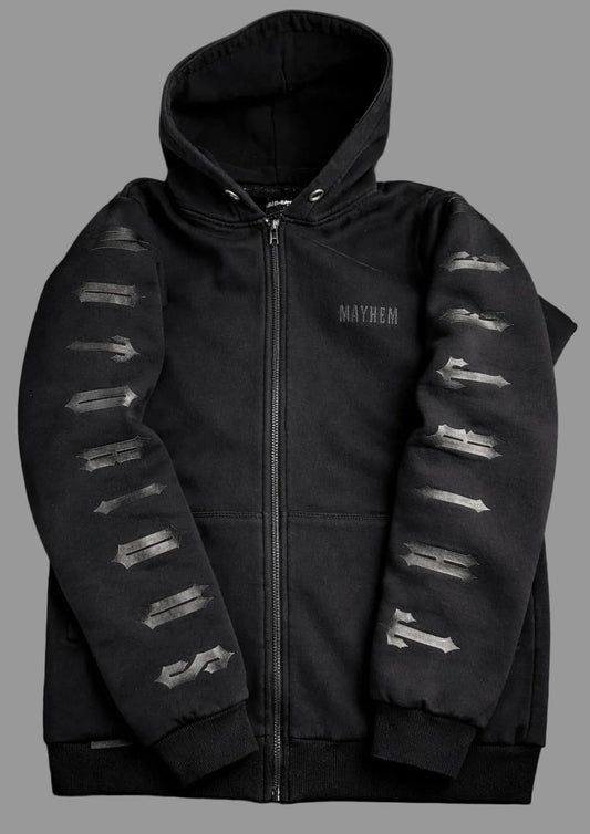 Men of Mayhem Notorious Zip-Hoodie – Schwarz