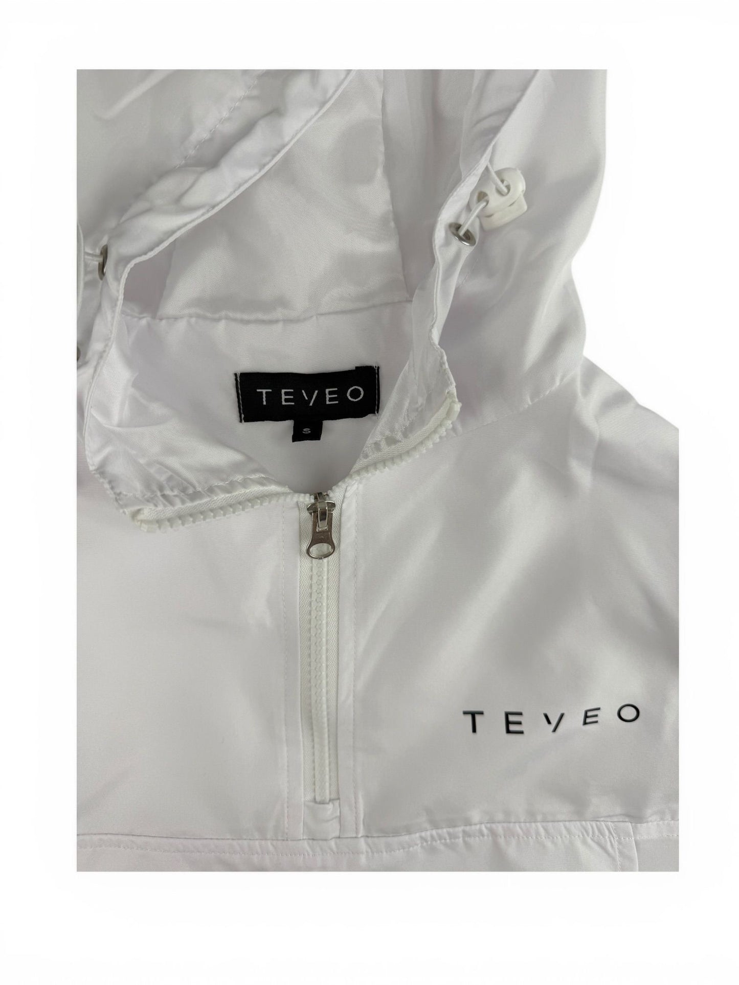 Teveo Half-Zip Windbreaker – Weiß S