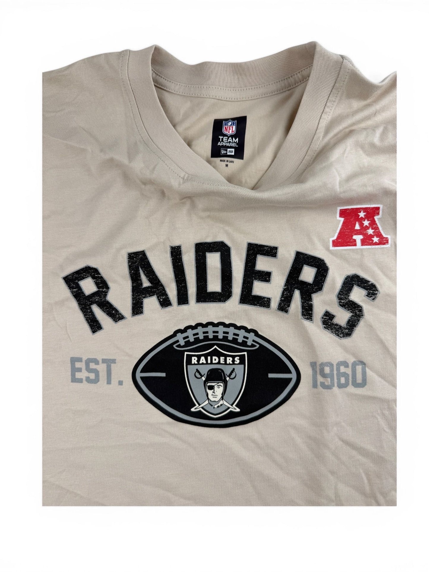 New Era NFL Las Vegas Raiders Est. 1960 T-Shirt – Beige M