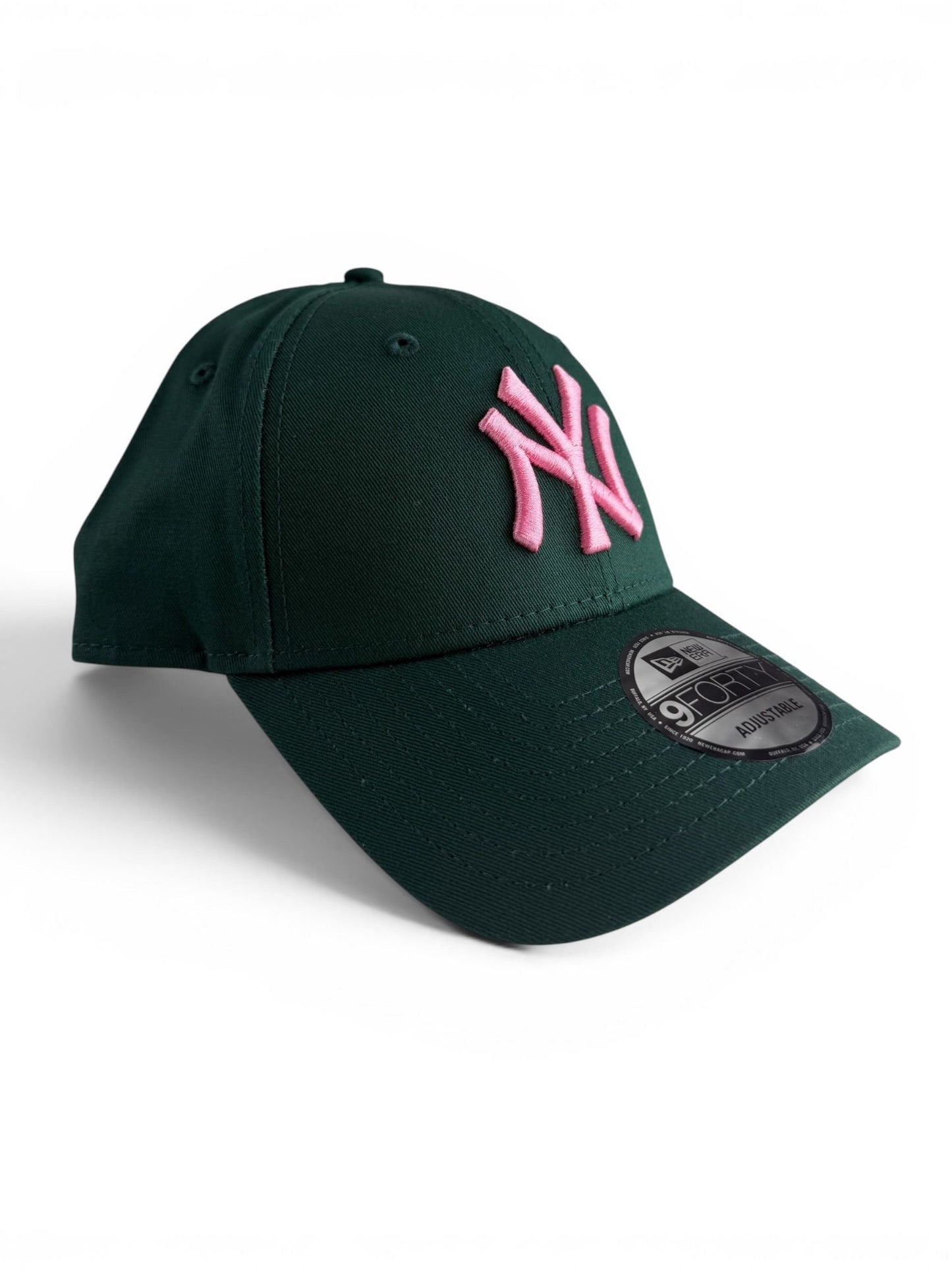 New Era 9FORTY NY Yankees Cap – Dark Green/Pink