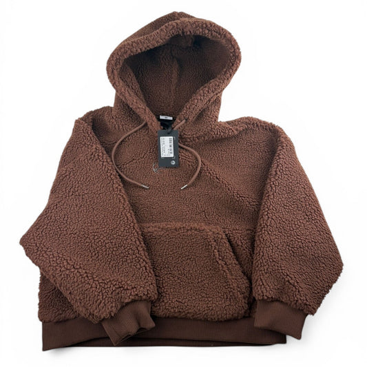 Karl Kani Small Signature Teddy OS Hoodie – Braun XS