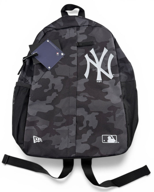New Era MLB New York Yankees Camo Rucksack – Schwarz/Grau