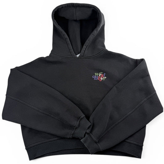 WRSTBHVR Studio Mon Habitat Cropped Hoodie – Schwarz S