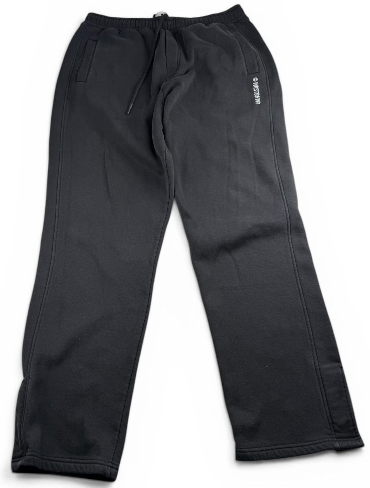 WRSTBHVR Studio Straight Leg Jogginghose – Schwarz XL