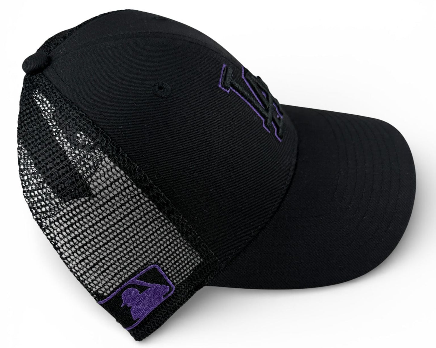 Los Angeles Dodgers Trucker Cap – '47 Brand Schwarz/Lila