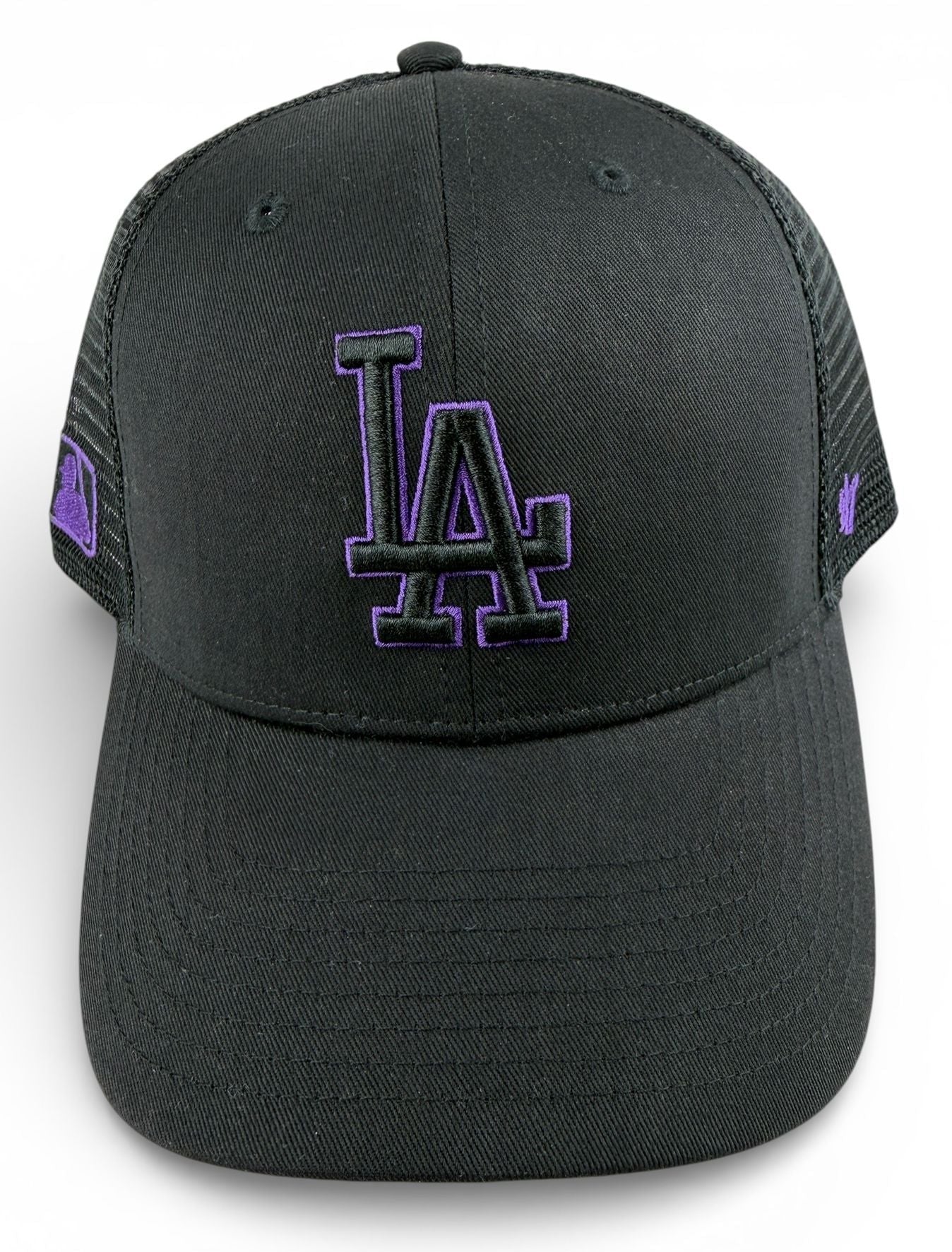 Los Angeles Dodgers Trucker Cap – '47 Brand Schwarz/Lila