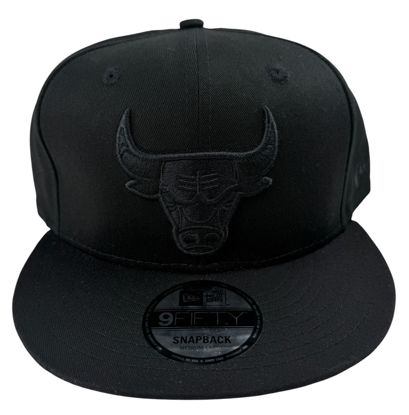 New Era x Chicago Bulls – 9Fifty Snapback Cap Tonal (All-Black) – M/L