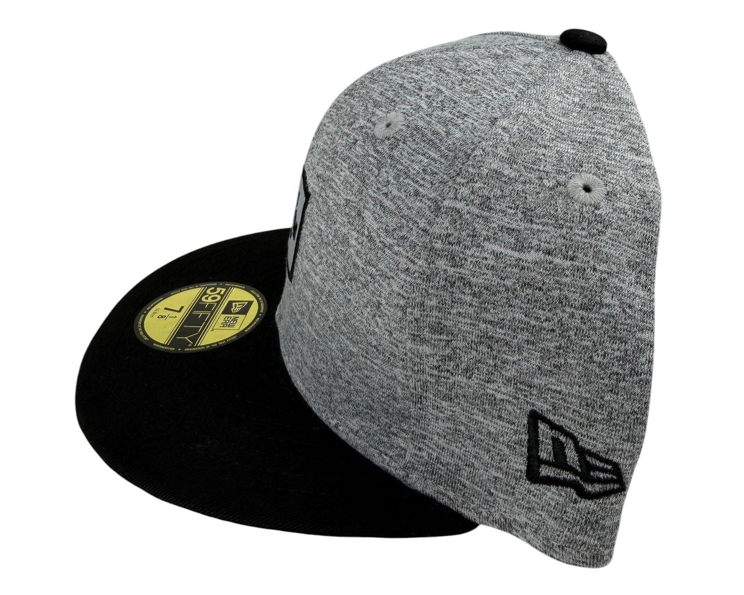 New Era – 59Fifty Fitted Cap "Est. 1920" Tech Jersey (Grey/Black) – Größe 7 1/8