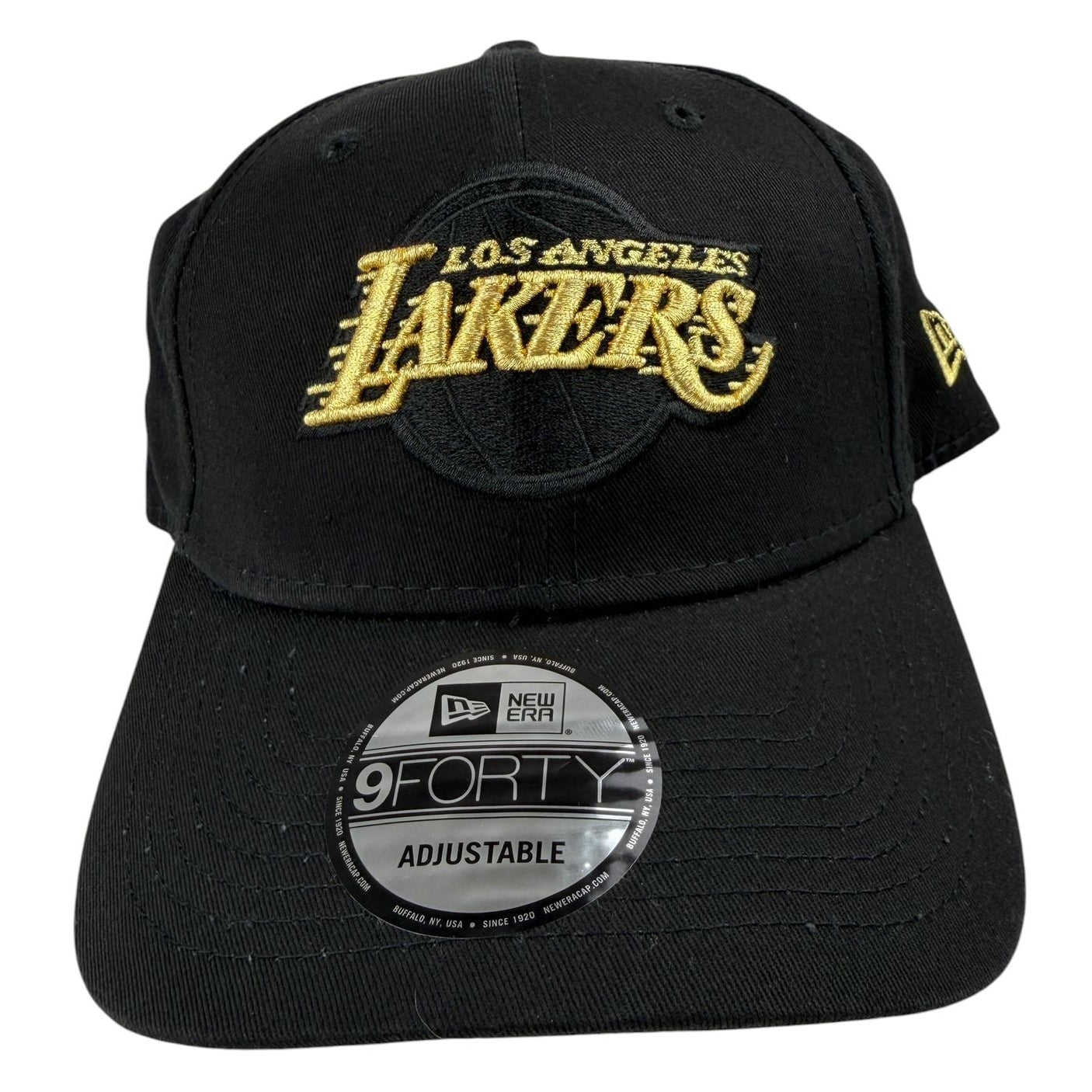 New Era x LA Lakers – 9Forty Metallic Cap (Black/Gold)