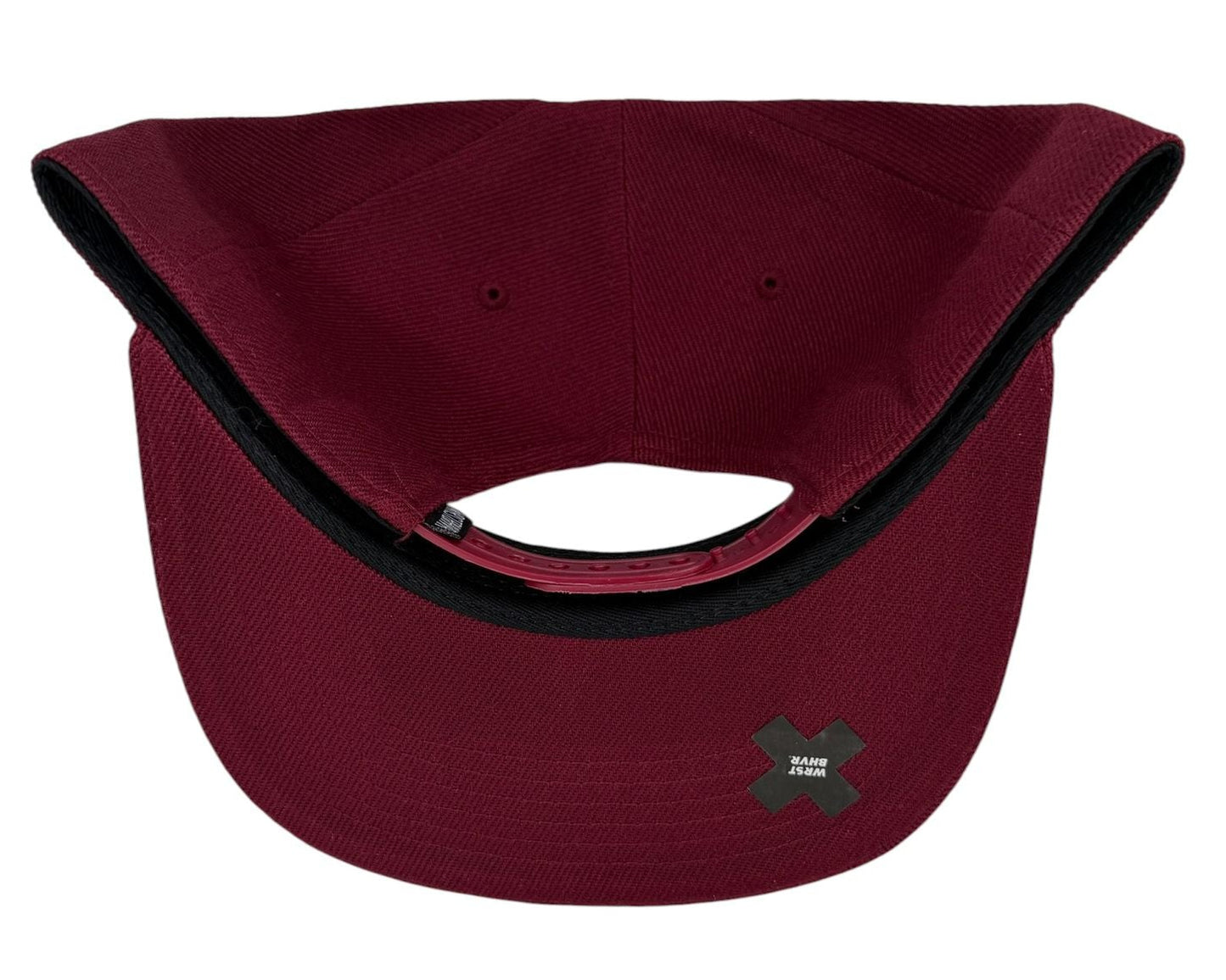 Wrst Behavior – Blank Snapback Cap (Burgundy)