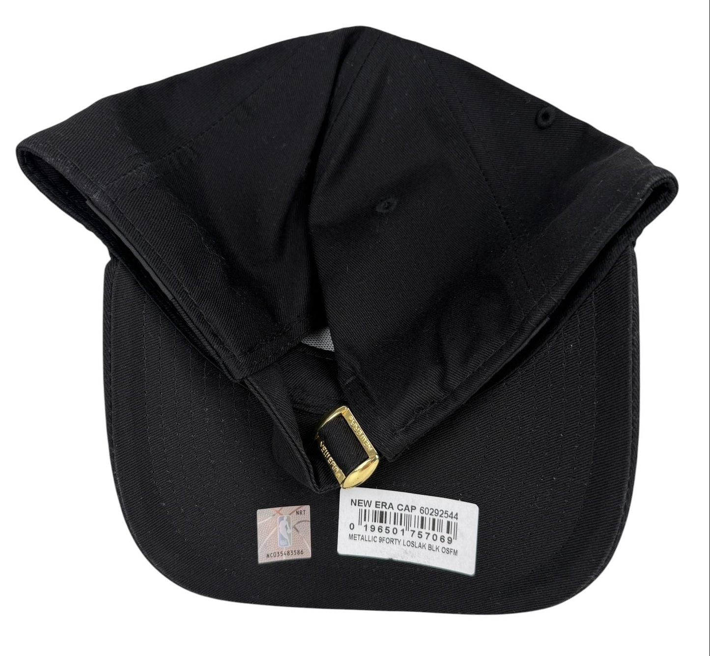 New Era x LA Lakers – 9Forty Metallic Cap (Black/Gold)