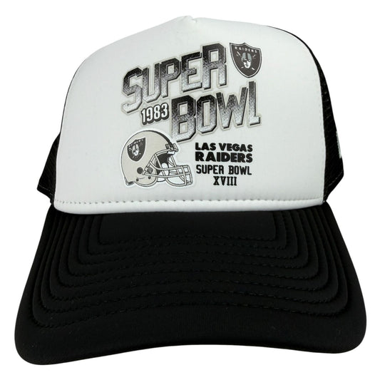 Las Vegas Raiders Super Bowl XVIII 1983 Trucker Cap – New Era