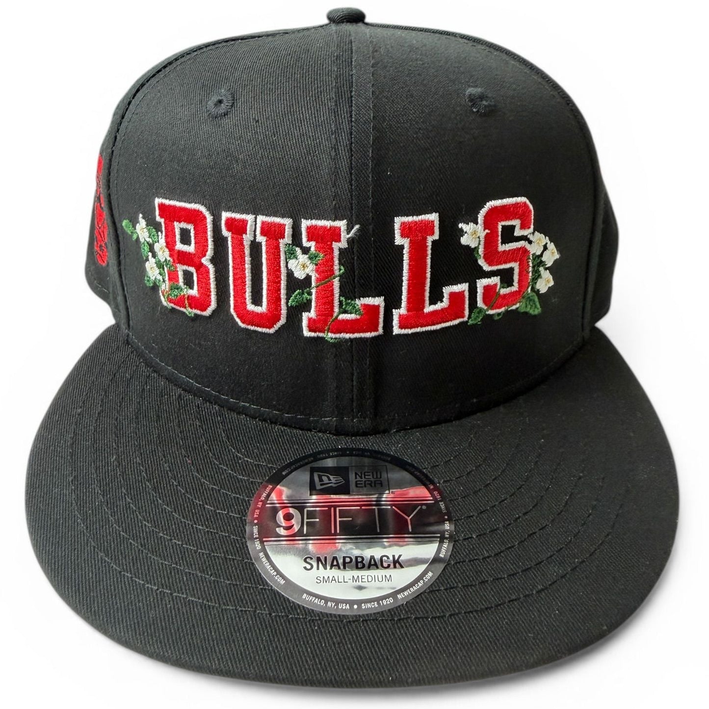 New Era Chicago Bulls 9FIFTY Snapback Floral – Schwarz
