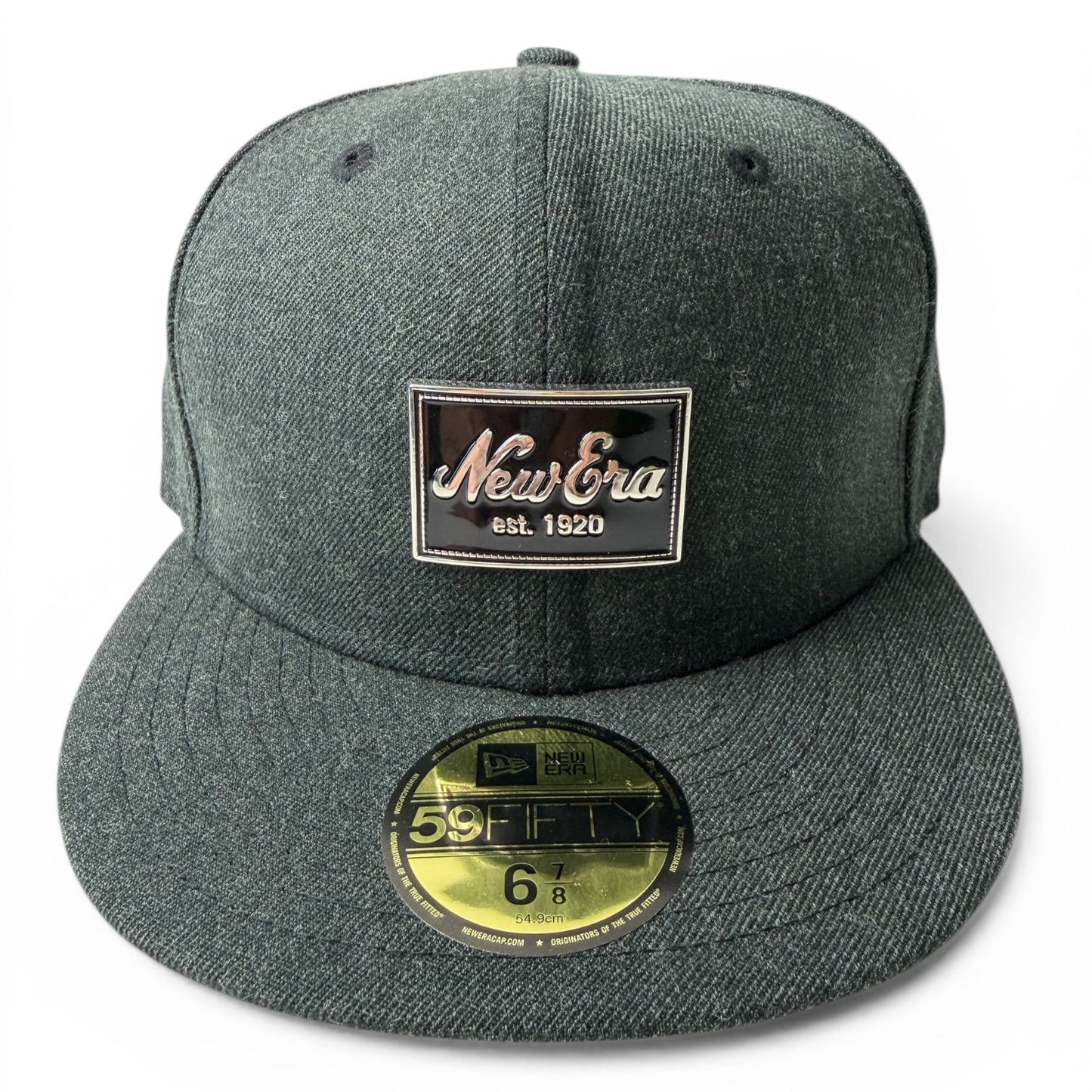New Era 59FIFTY Heather Script Fitted Cap – Grau