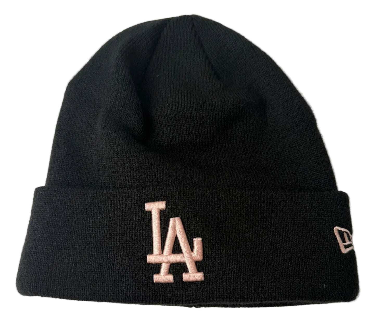 New Era LA Dodgers ESS Cuff Beanie Schwarz/Pink