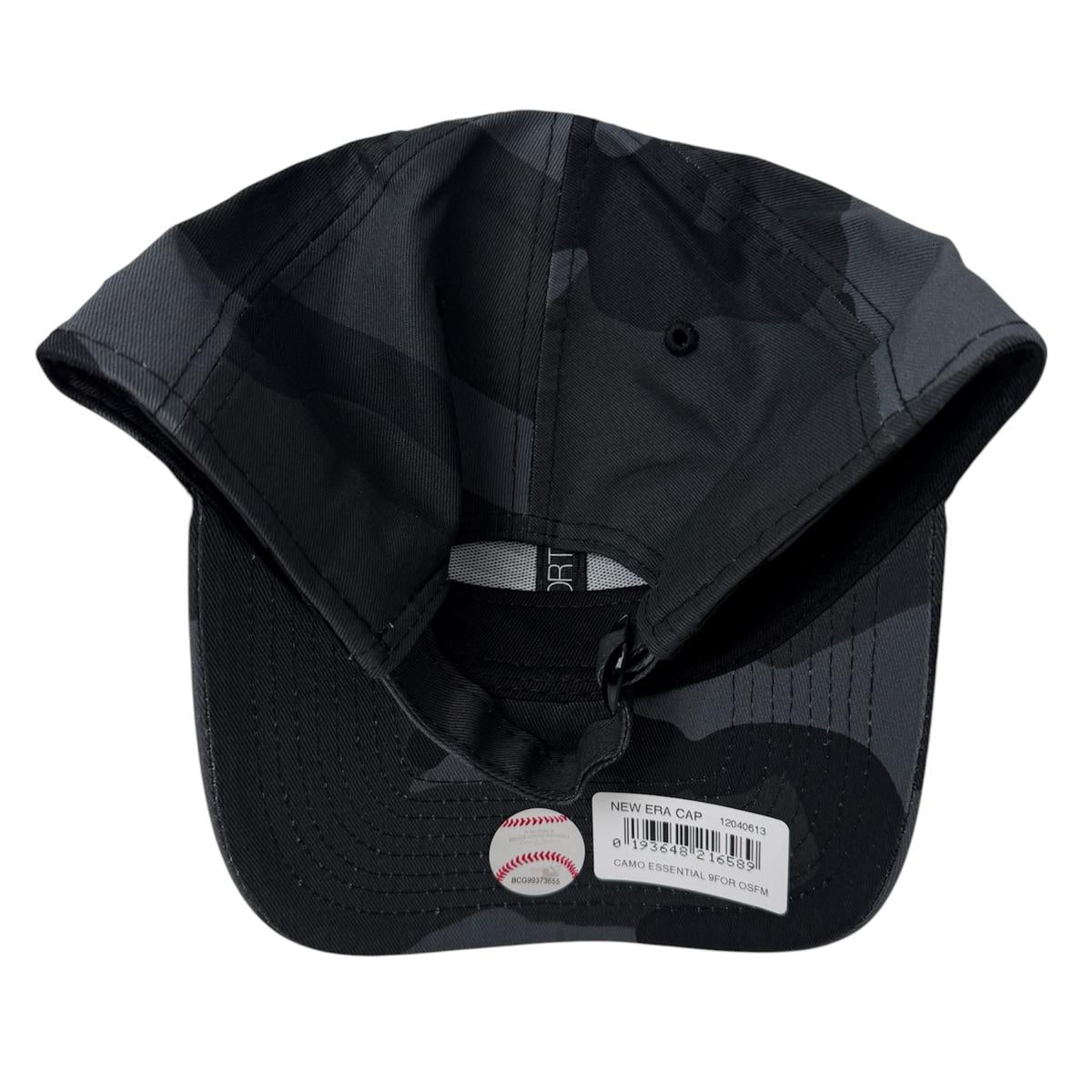 New Era NY Yankees 9FORTY Camo Essential – Schwarz
