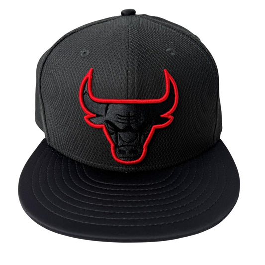 New Era Chicago Bulls 9FIFTY Diamond Era Snapback – Schwarz/Rot