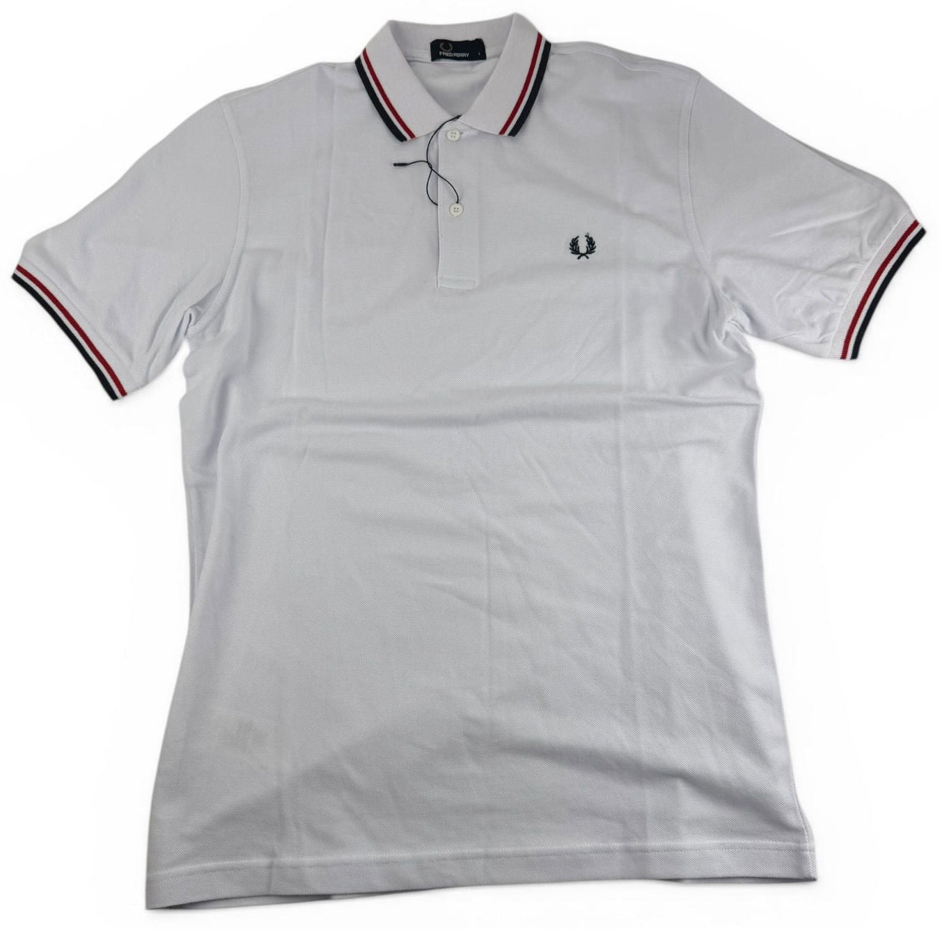 Fred Perry Twin Tipped Polo – Weiß