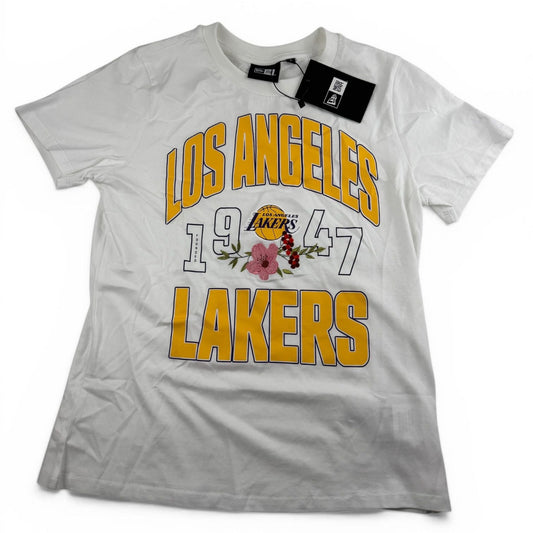 New Era NBA Los Angeles Lakers T-Shirt Weiss