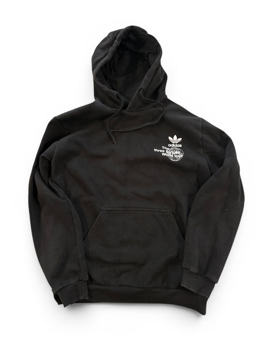 Adidas Three Stripes World Tour Hoodie – Schwarz