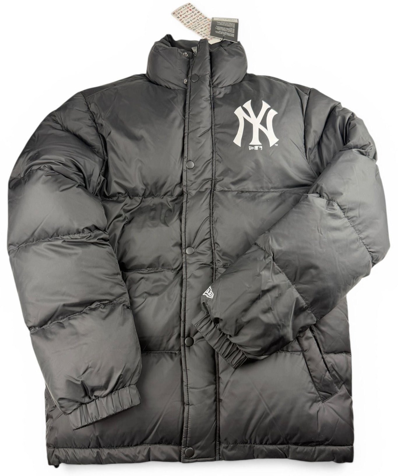 New Era MLB New York Yankees Nylon Puffer Jacket – Schwarz XS