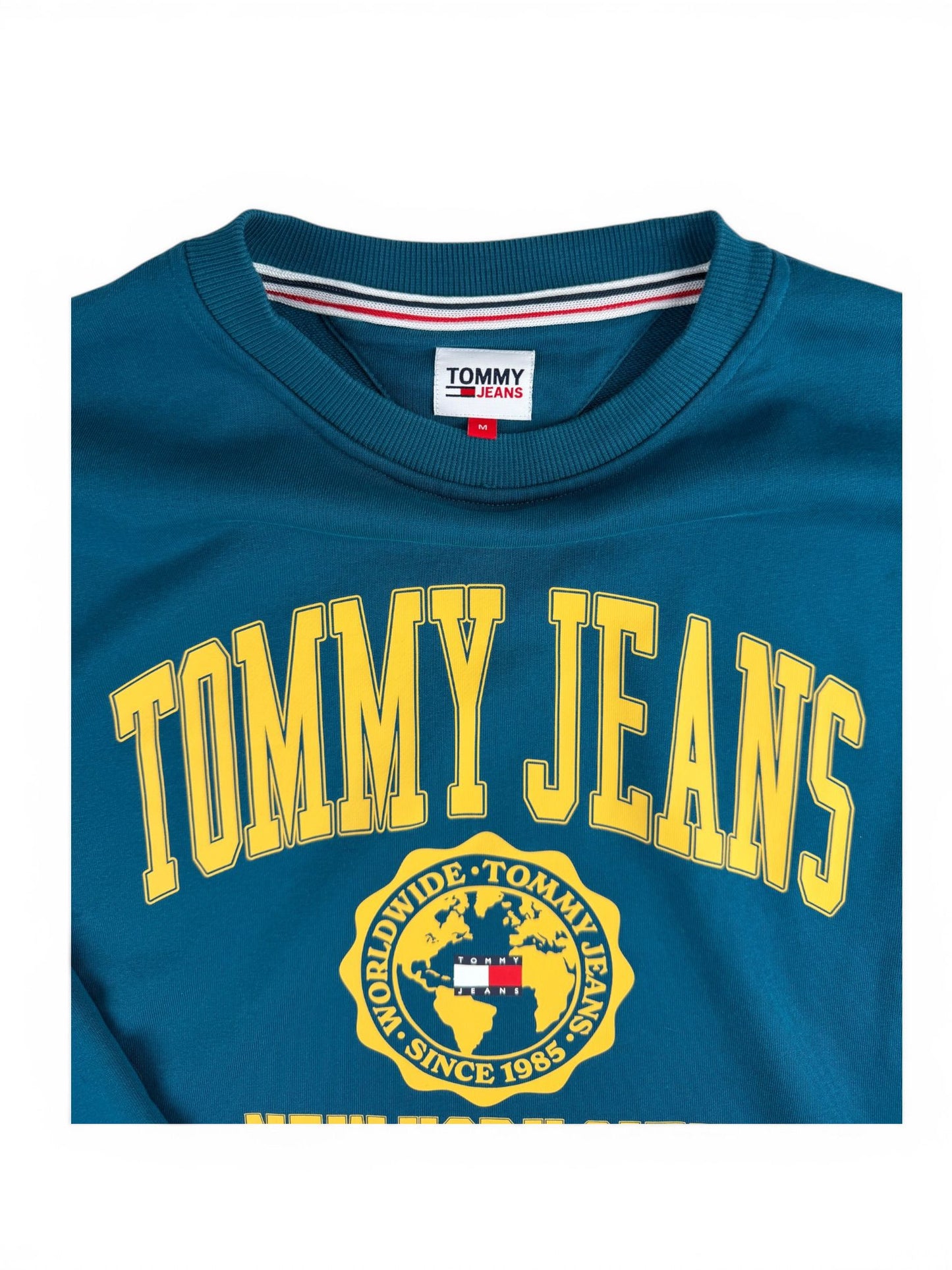 Tommy Jeans Worldwide Crewneck Sweatshirt – Teal