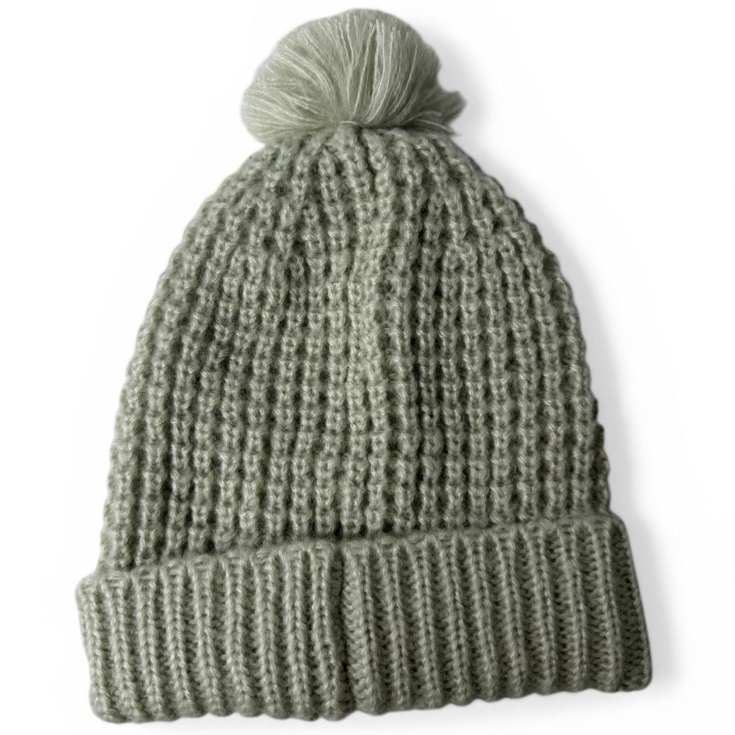 New Era NY Yankees Womens Pom Beanie Sage